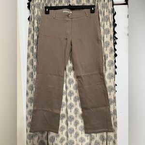 Women’s Medium Petite Betabrand Treggings yoga stretch work dress pant tan khaki